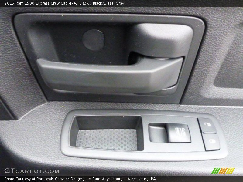 Black / Black/Diesel Gray 2015 Ram 1500 Express Crew Cab 4x4