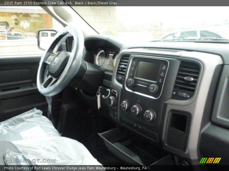 Black / Black/Diesel Gray 2015 Ram 1500 Express Crew Cab 4x4