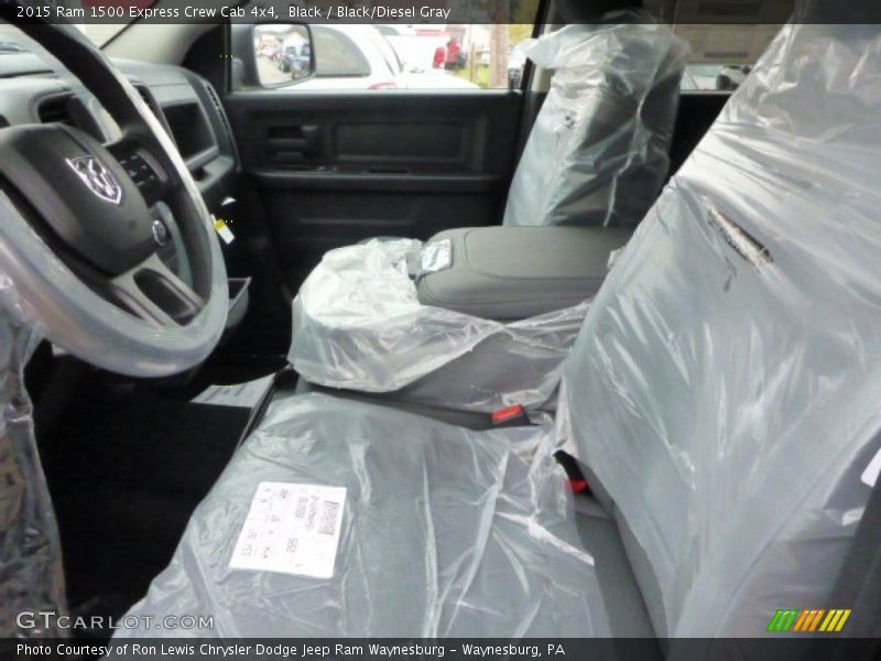 Black / Black/Diesel Gray 2015 Ram 1500 Express Crew Cab 4x4