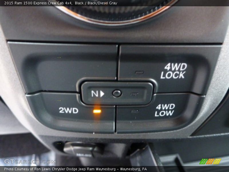 Black / Black/Diesel Gray 2015 Ram 1500 Express Crew Cab 4x4