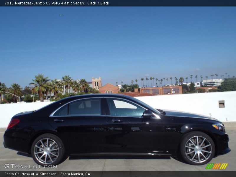Black / Black 2015 Mercedes-Benz S 63 AMG 4Matic Sedan