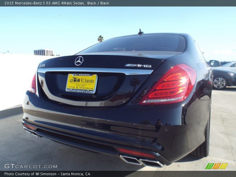 Black / Black 2015 Mercedes-Benz S 63 AMG 4Matic Sedan
