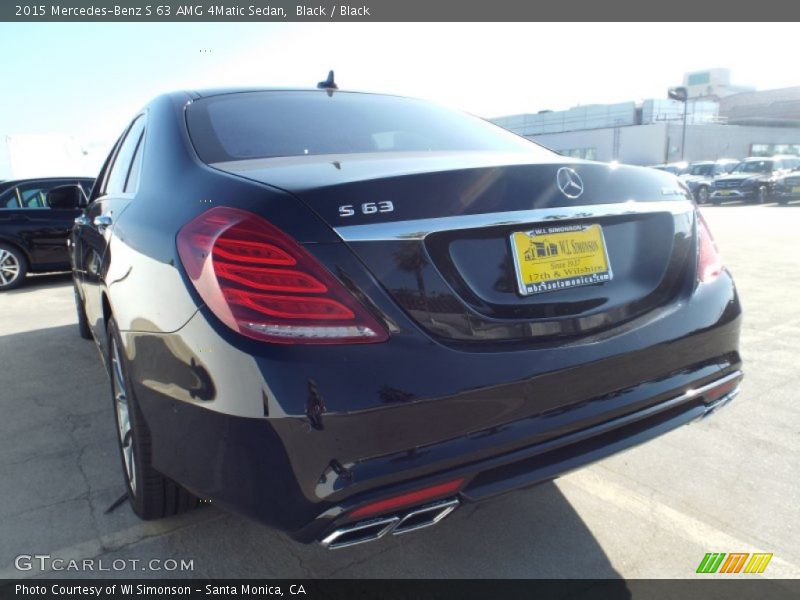 Black / Black 2015 Mercedes-Benz S 63 AMG 4Matic Sedan