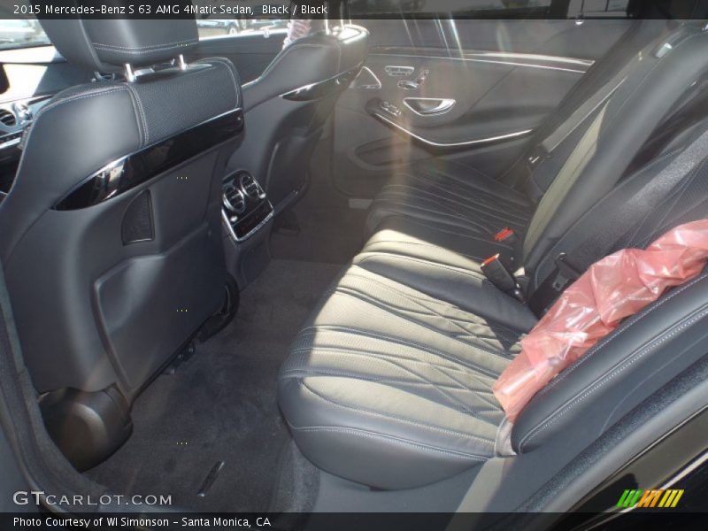 Black / Black 2015 Mercedes-Benz S 63 AMG 4Matic Sedan