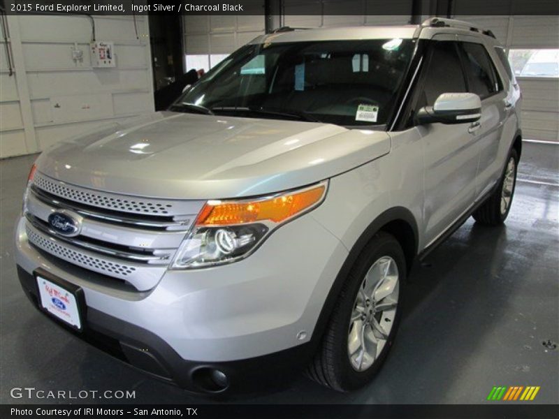 Ingot Silver / Charcoal Black 2015 Ford Explorer Limited