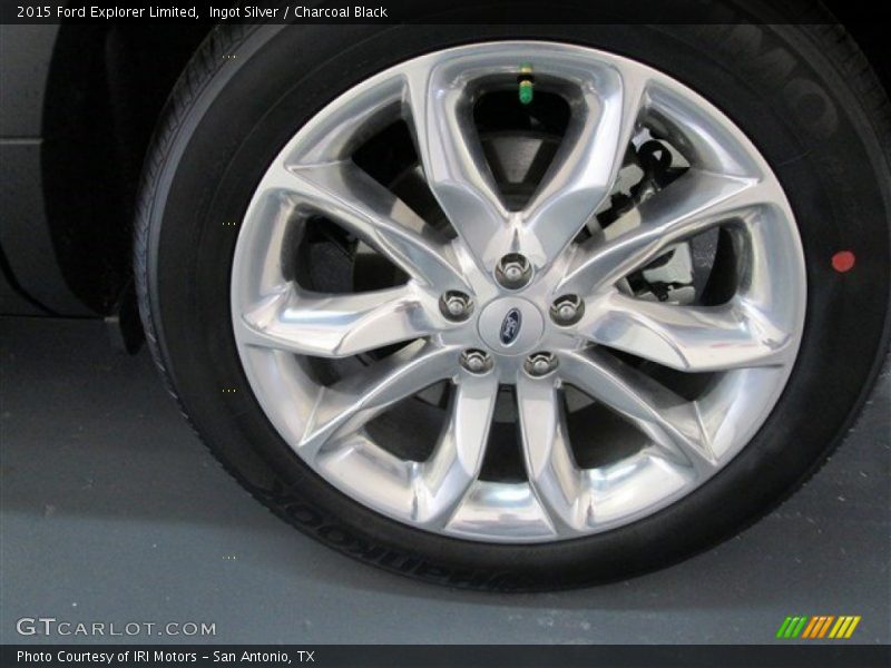 Ingot Silver / Charcoal Black 2015 Ford Explorer Limited