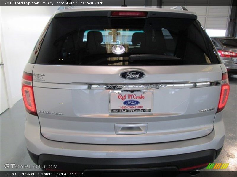 Ingot Silver / Charcoal Black 2015 Ford Explorer Limited