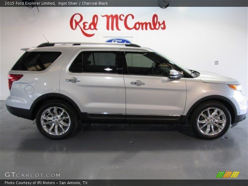Ingot Silver / Charcoal Black 2015 Ford Explorer Limited