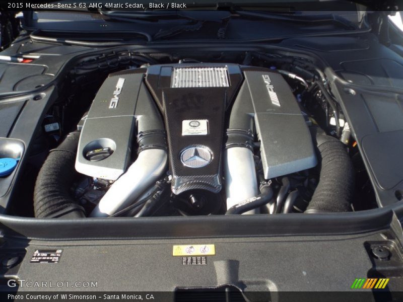 Black / Black 2015 Mercedes-Benz S 63 AMG 4Matic Sedan