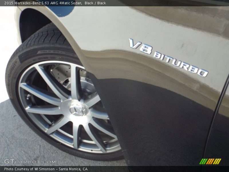 Black / Black 2015 Mercedes-Benz S 63 AMG 4Matic Sedan