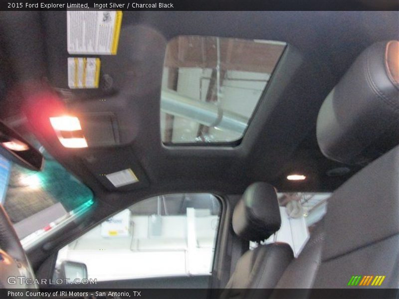 Ingot Silver / Charcoal Black 2015 Ford Explorer Limited