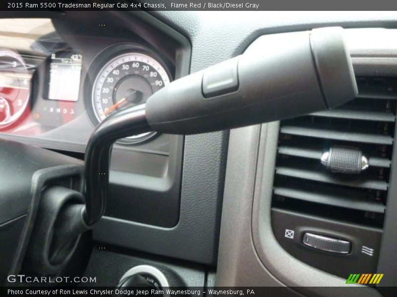  2015 5500 Tradesman Regular Cab 4x4 Chassis 6 Speed Automatic Shifter