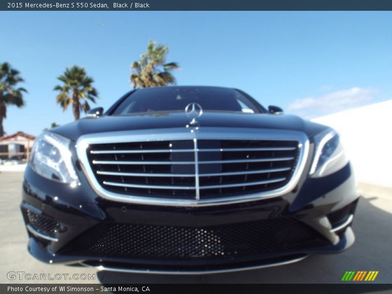 Black / Black 2015 Mercedes-Benz S 550 Sedan