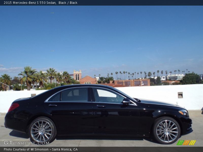 Black / Black 2015 Mercedes-Benz S 550 Sedan