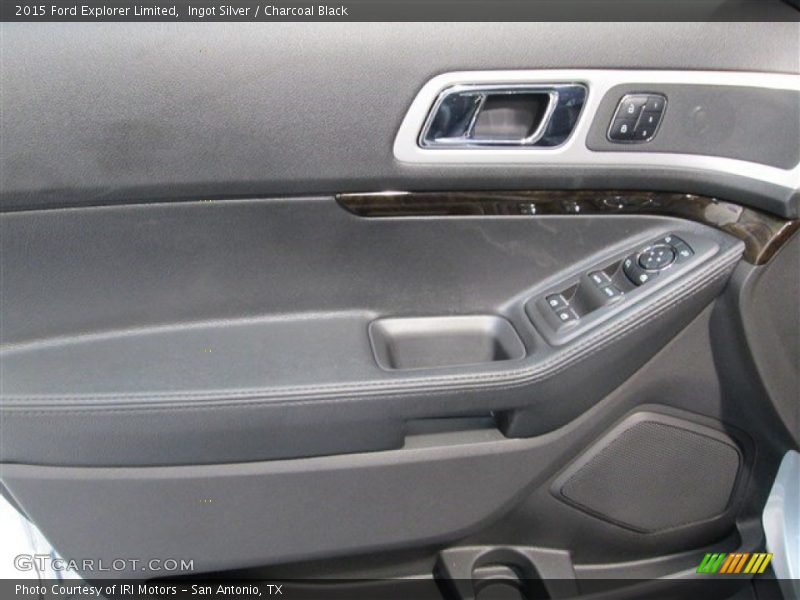 Ingot Silver / Charcoal Black 2015 Ford Explorer Limited