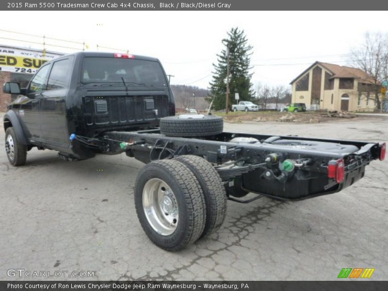 Black / Black/Diesel Gray 2015 Ram 5500 Tradesman Crew Cab 4x4 Chassis