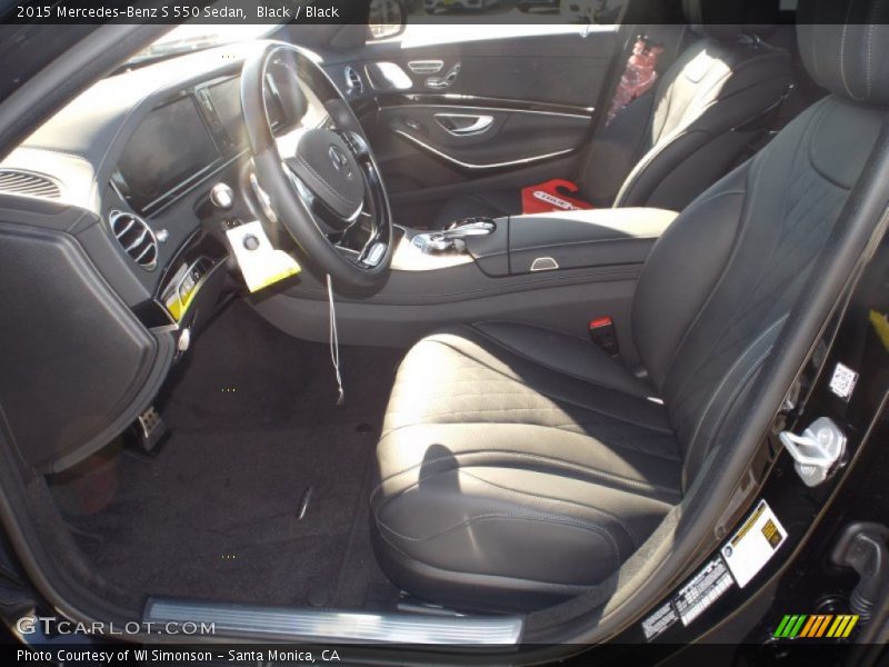 Black / Black 2015 Mercedes-Benz S 550 Sedan