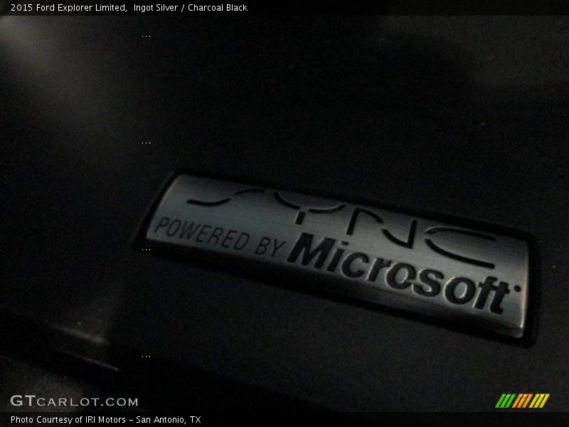 Ingot Silver / Charcoal Black 2015 Ford Explorer Limited