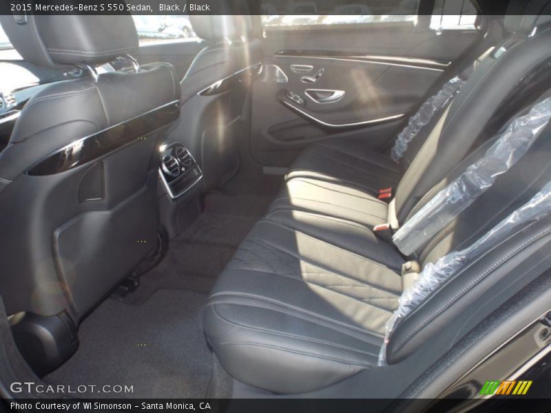Black / Black 2015 Mercedes-Benz S 550 Sedan