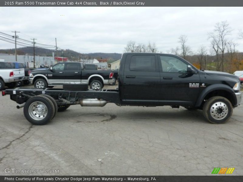 Black / Black/Diesel Gray 2015 Ram 5500 Tradesman Crew Cab 4x4 Chassis