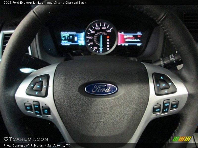 Ingot Silver / Charcoal Black 2015 Ford Explorer Limited