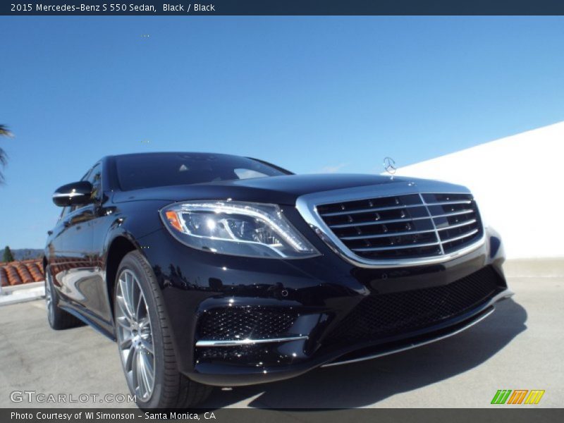 Black / Black 2015 Mercedes-Benz S 550 Sedan