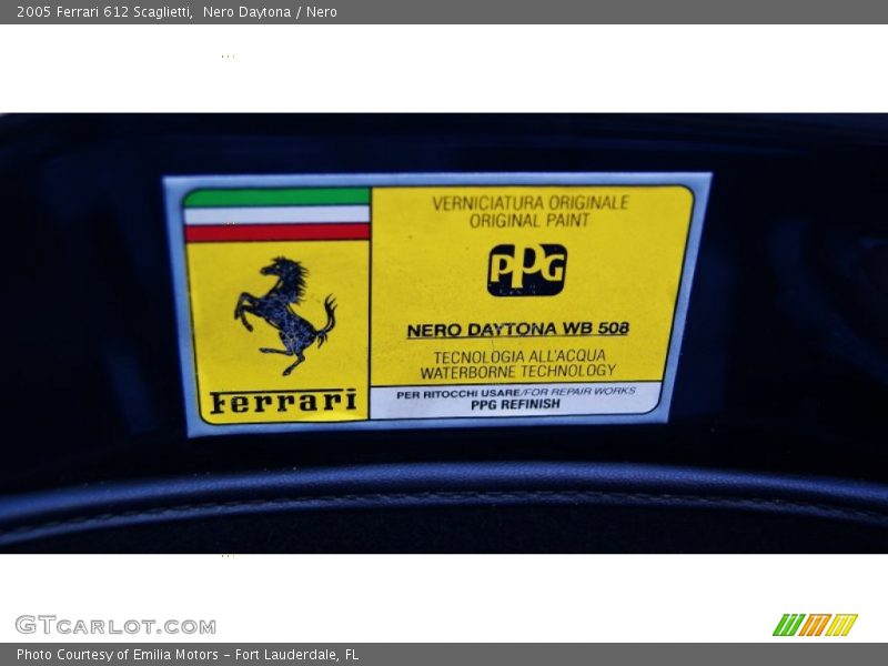 Nero Daytona / Nero 2005 Ferrari 612 Scaglietti