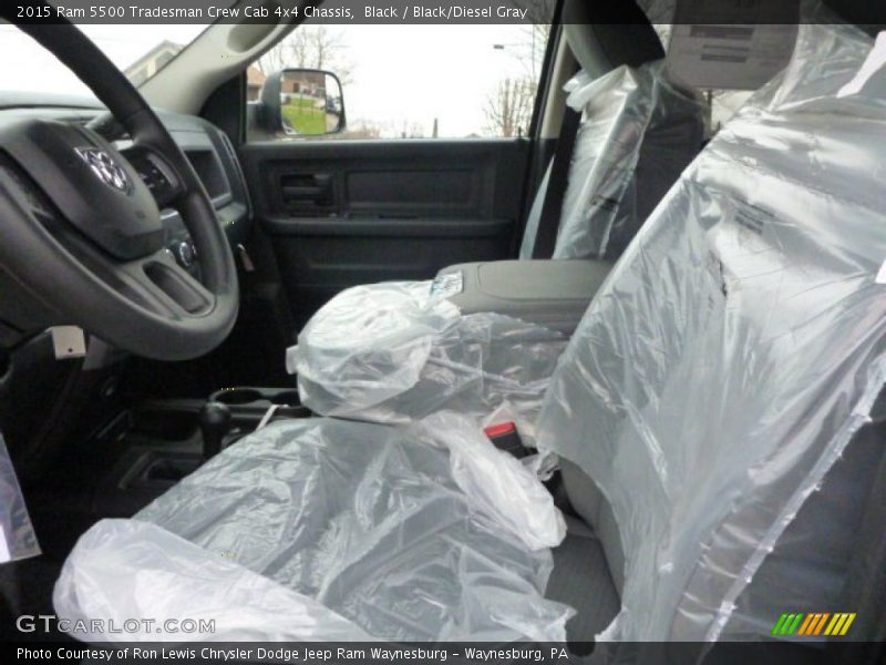 Black / Black/Diesel Gray 2015 Ram 5500 Tradesman Crew Cab 4x4 Chassis