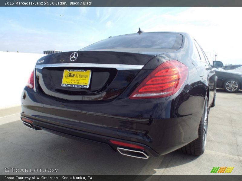 Black / Black 2015 Mercedes-Benz S 550 Sedan