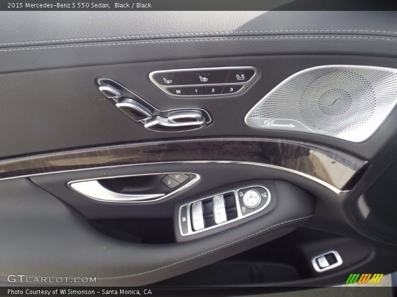 Black / Black 2015 Mercedes-Benz S 550 Sedan