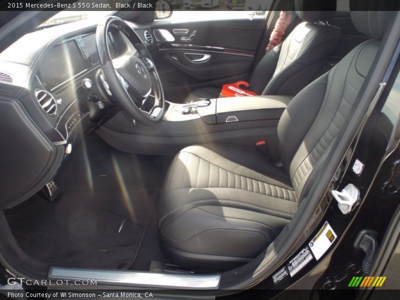 Black / Black 2015 Mercedes-Benz S 550 Sedan