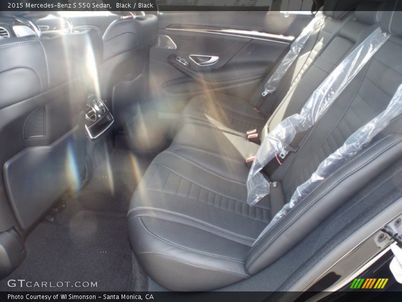 Black / Black 2015 Mercedes-Benz S 550 Sedan