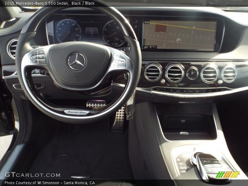 Black / Black 2015 Mercedes-Benz S 550 Sedan