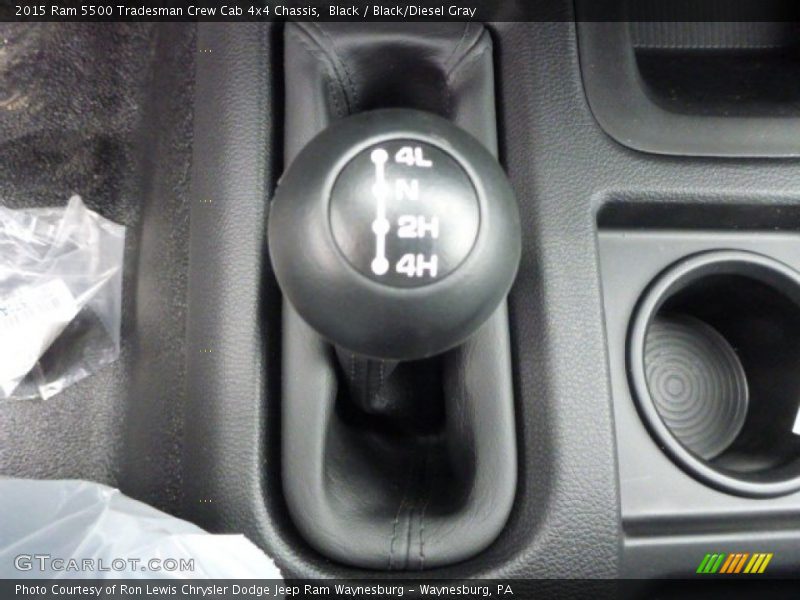 Black / Black/Diesel Gray 2015 Ram 5500 Tradesman Crew Cab 4x4 Chassis