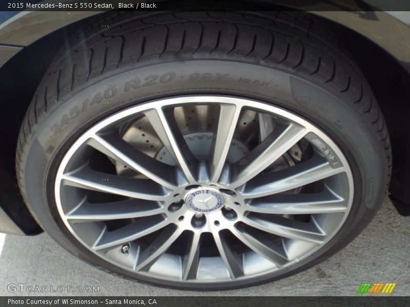 Black / Black 2015 Mercedes-Benz S 550 Sedan