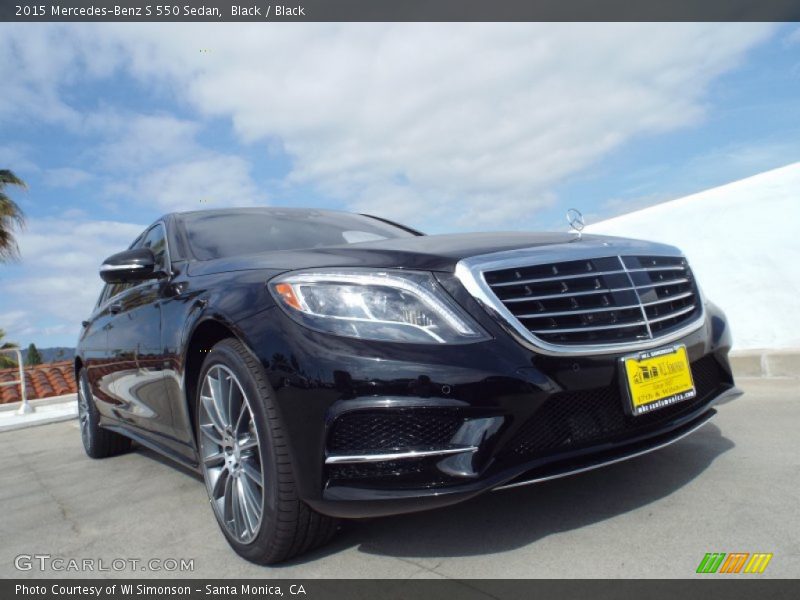 Black / Black 2015 Mercedes-Benz S 550 Sedan