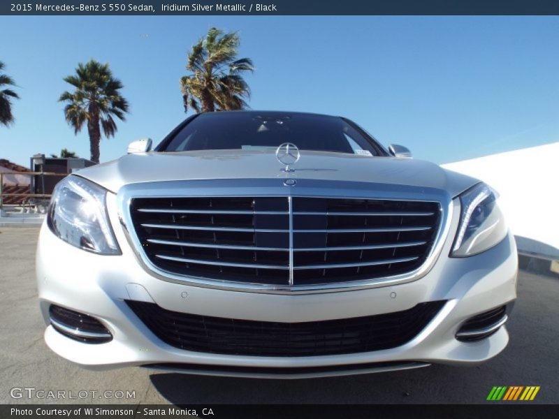 Iridium Silver Metallic / Black 2015 Mercedes-Benz S 550 Sedan