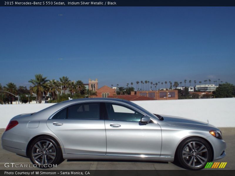Iridium Silver Metallic / Black 2015 Mercedes-Benz S 550 Sedan