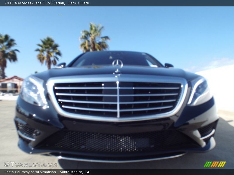 Black / Black 2015 Mercedes-Benz S 550 Sedan