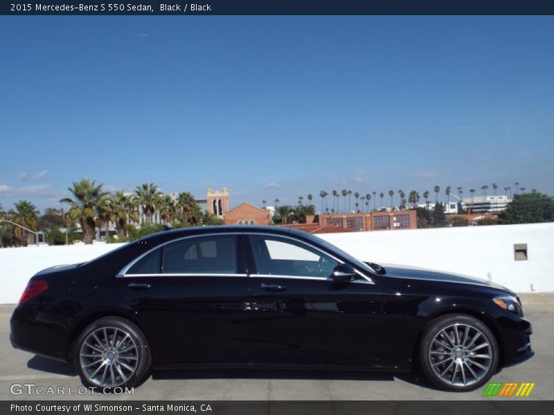 Black / Black 2015 Mercedes-Benz S 550 Sedan