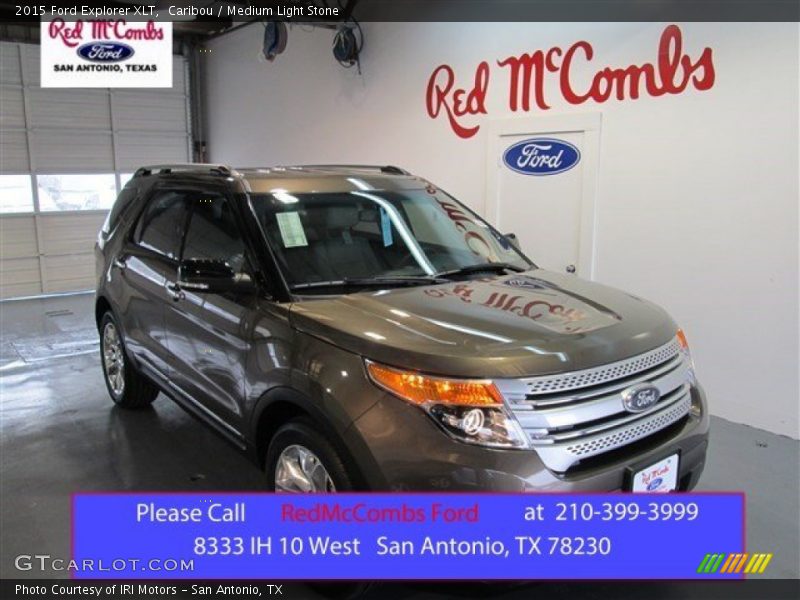 Caribou / Medium Light Stone 2015 Ford Explorer XLT