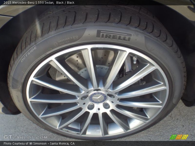 Black / Black 2015 Mercedes-Benz S 550 Sedan