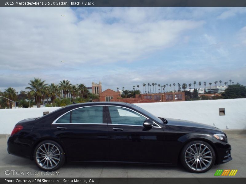 Black / Black 2015 Mercedes-Benz S 550 Sedan