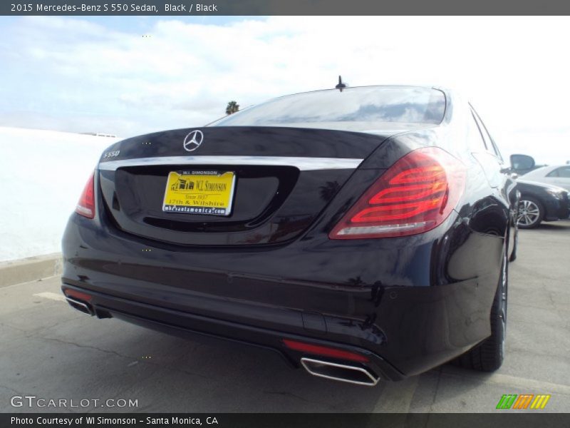 Black / Black 2015 Mercedes-Benz S 550 Sedan
