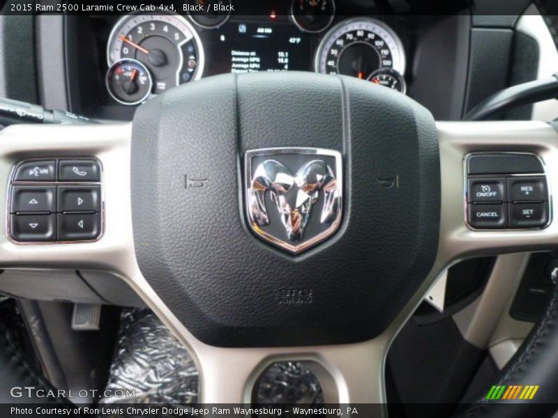 Black / Black 2015 Ram 2500 Laramie Crew Cab 4x4