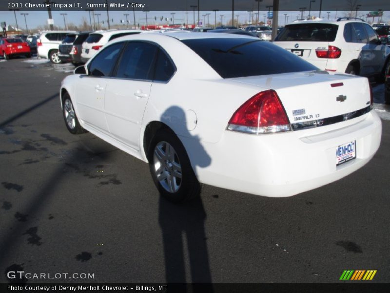 Summit White / Gray 2011 Chevrolet Impala LT