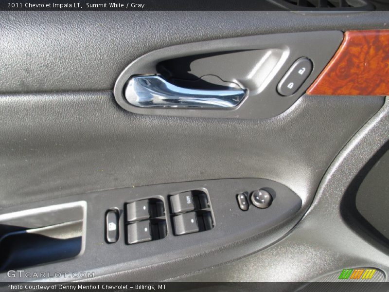 Summit White / Gray 2011 Chevrolet Impala LT