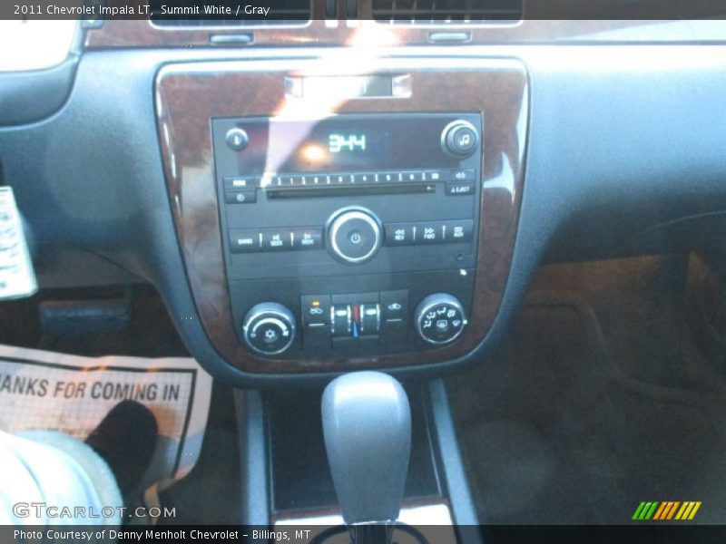 Summit White / Gray 2011 Chevrolet Impala LT