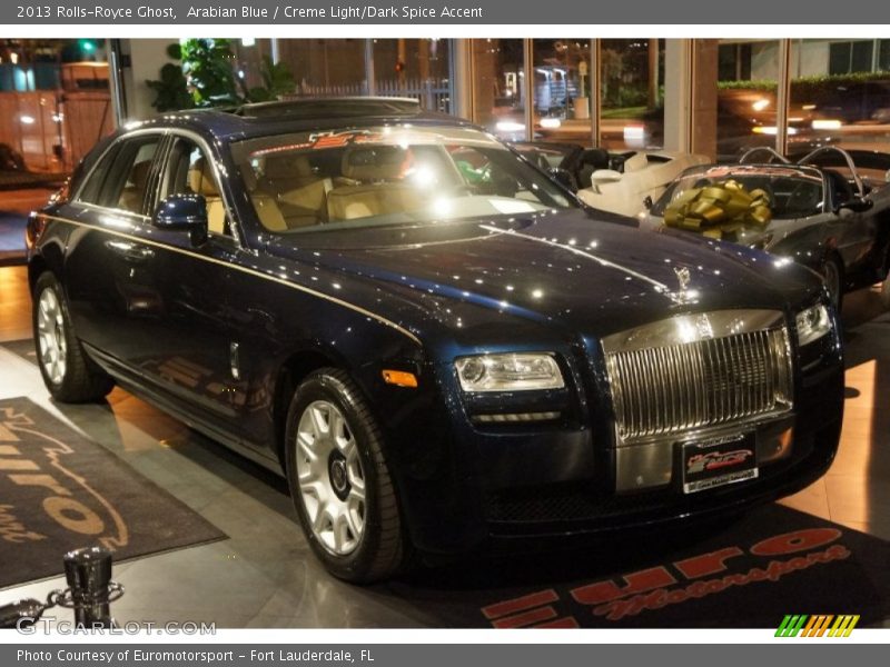 Arabian Blue / Creme Light/Dark Spice Accent 2013 Rolls-Royce Ghost