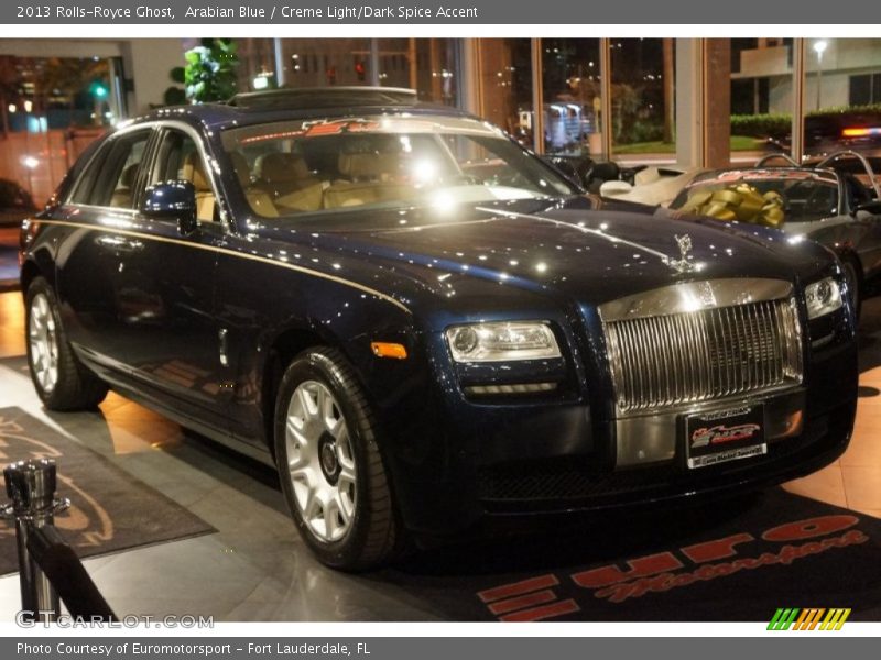 Arabian Blue / Creme Light/Dark Spice Accent 2013 Rolls-Royce Ghost